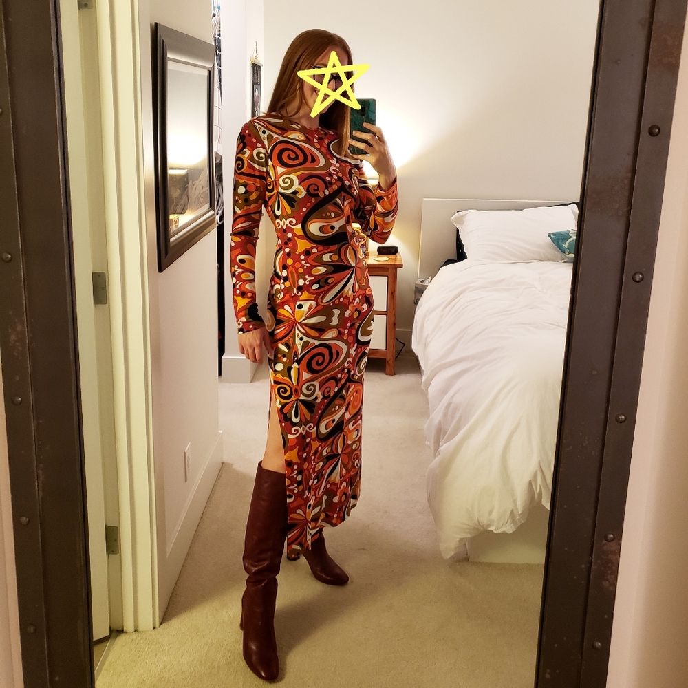 Funky Bodycon Dress - L